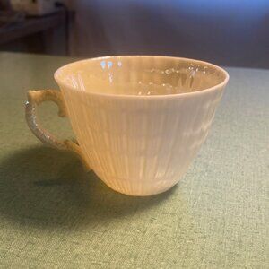 Vintage Belleek Limpet Porcelain Sea Shell Coral Tea Cup
